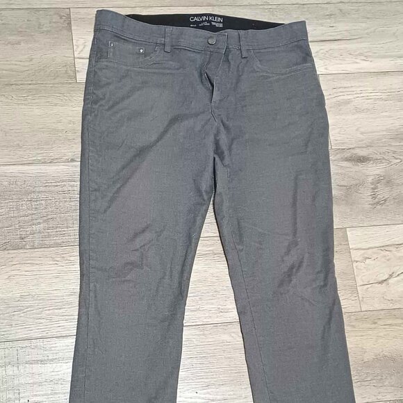 Men's Calvin Klein Chino 36X32 Slim Fit Workwear Formal Pants - Picture 1 of 6